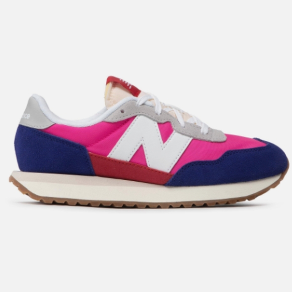 - New Balance 237 Kids Sneakers ‘Victory Blue & Pink - Picture 2 of 8
